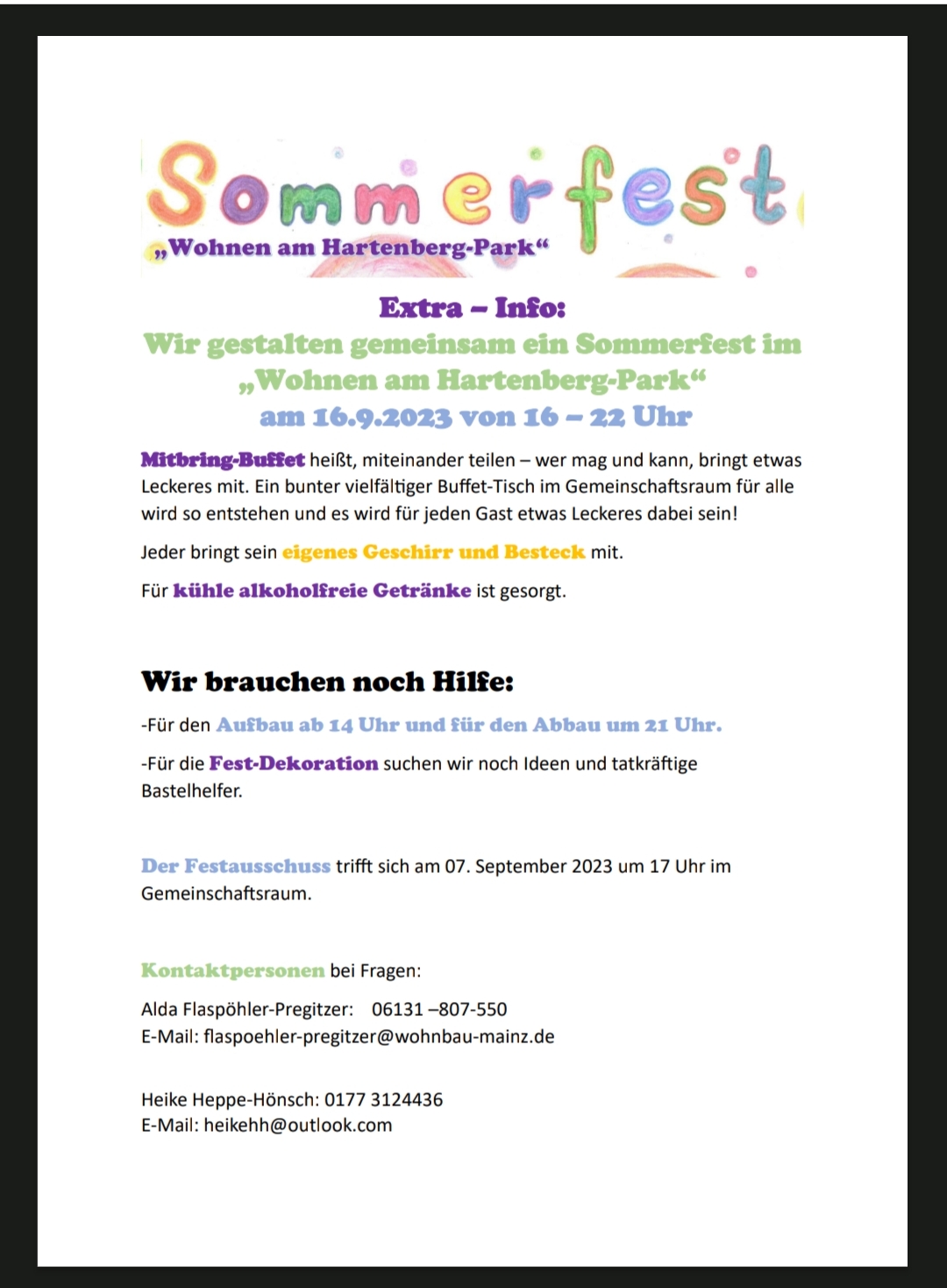 Einladung